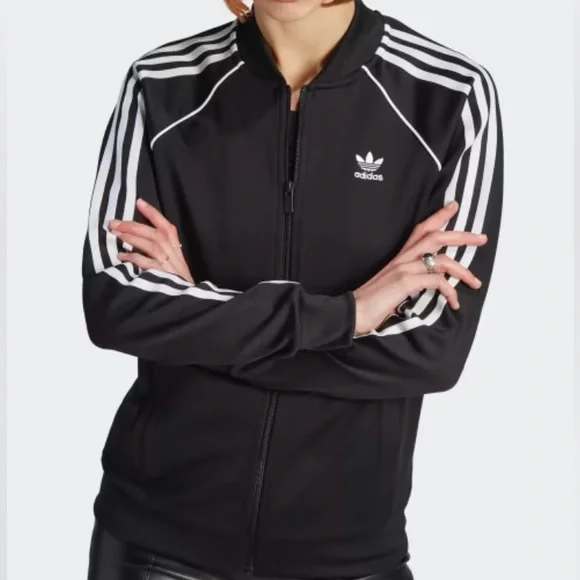 adidas gazelle silver green womens Vintage Women's Adidas Originals Classic Superstar Track Jacket